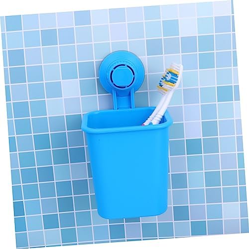ULTECHNOVO 1Pc Suction Toothbrush Holder Wall Mounted Organizer