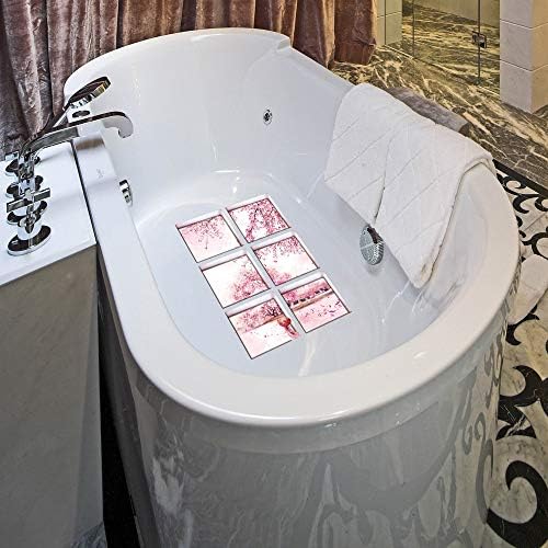AILEGOU 3D Non-Slip Bathtub Animal Stickers - Plum Blossom Design