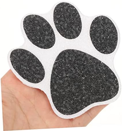 GLEAVI 10pcs Non-Slip Bathtub Stickers with Dog Paw Design