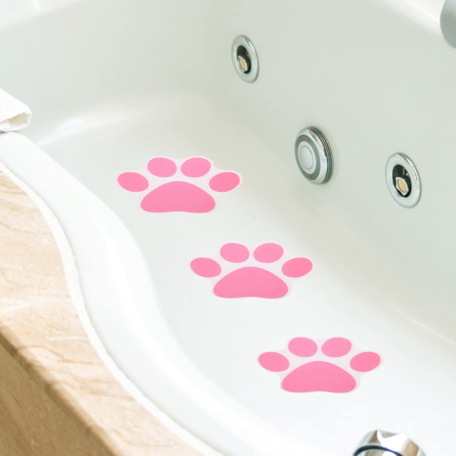 Luxshiny Non-Slip Bath Tub Stickers for Dog