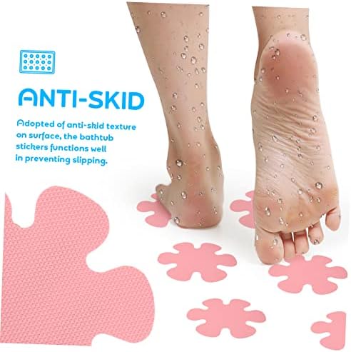 PRETYZOOM Non-Slip Bathtub Stickers Snowflake Design
