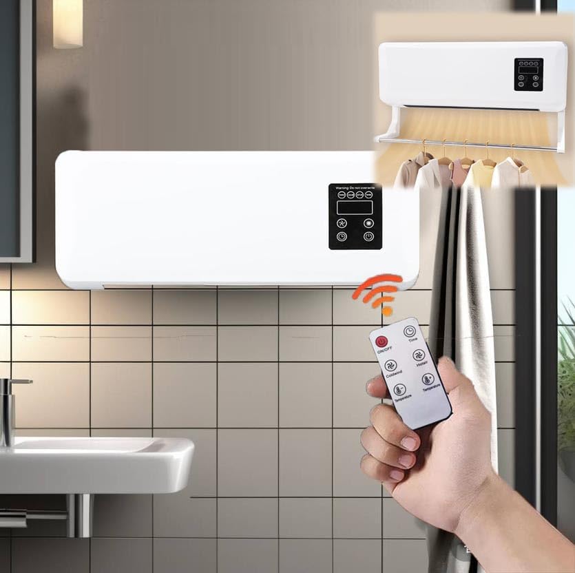 3-in-1 Smart Wall Heater with Remote Control
