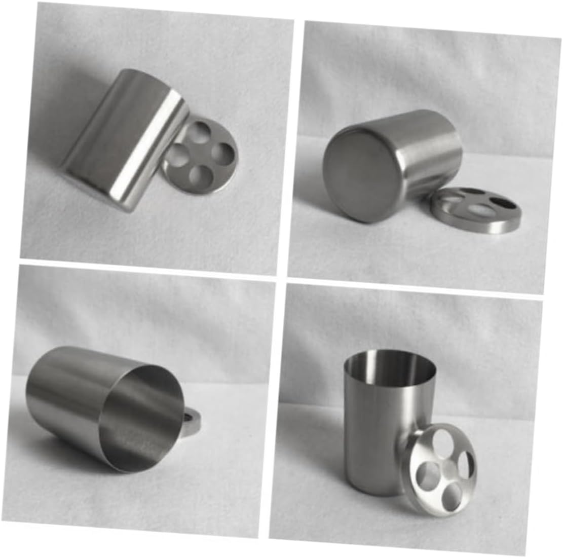 Hemobllo 1Pc Stainless Steel Toothbrush Holder 1