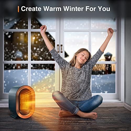 Tiptop Home PTC Ceramic Space Heater with 2 Modes