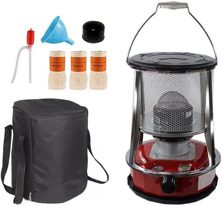 FAJOME Portable Kerosene Heater 9000 BTU 46L Red