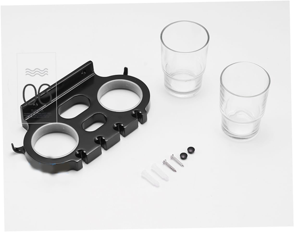 FELTECHELECTR Punch Toothbrush Holder Black 1