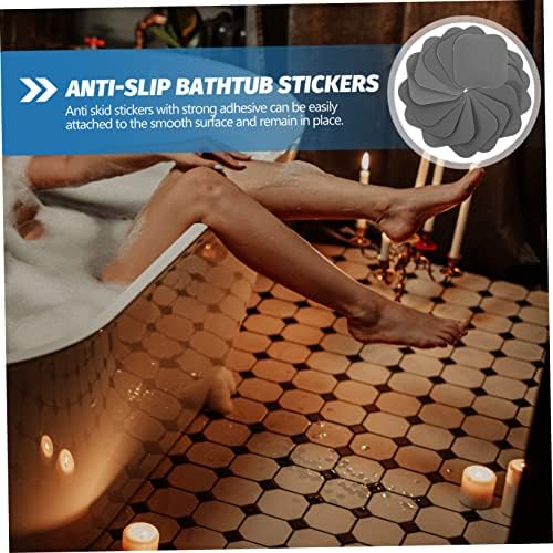 TOPPERFUN 20Sheets Peva Non-Slip Bathtub Stickers
