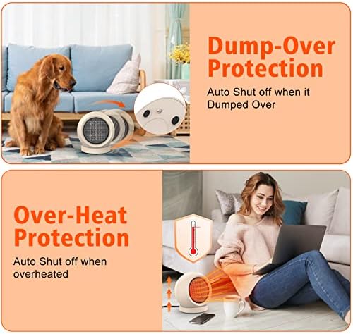 Coolfor Space Heater with PTC Ceramic Heating