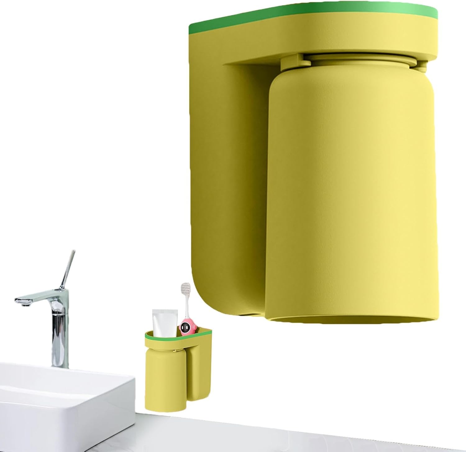 Compact Toothbrush Stand - Space-Saving Bathroom Organizer