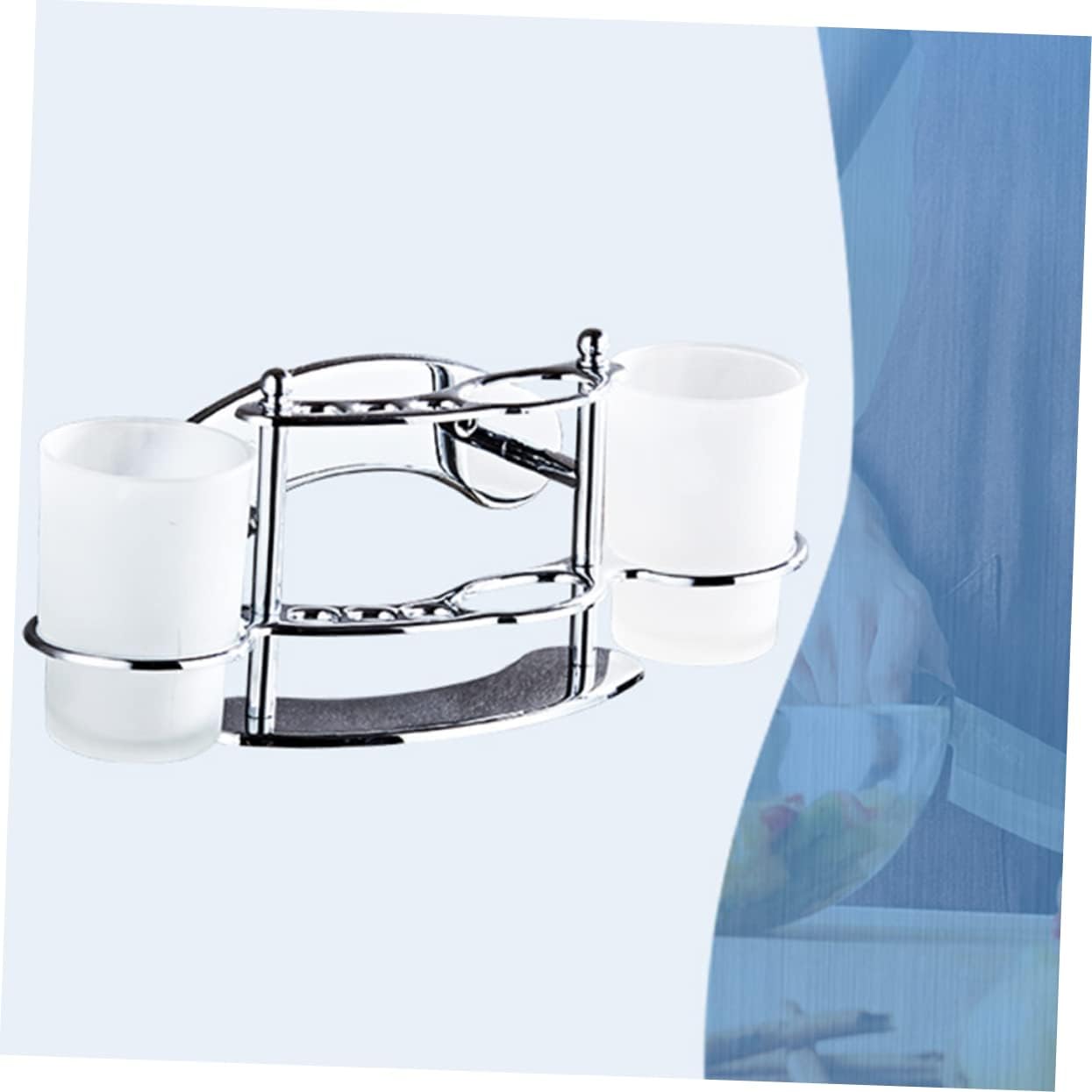 Anneome Wall-Mounted Toothbrush Holder with Cup
