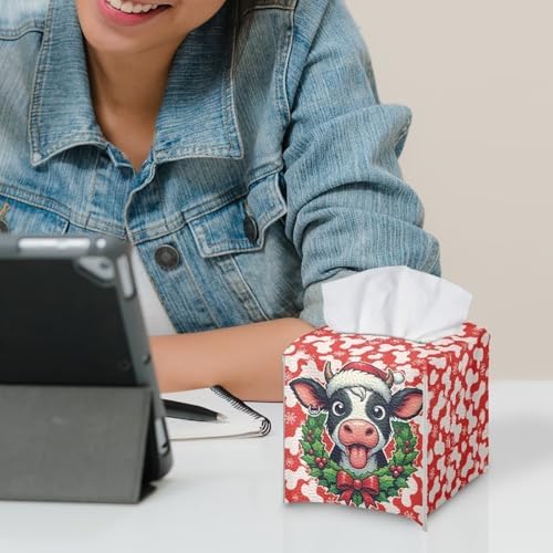 Doojoayie Christmas Tissue Box Holder for Kids