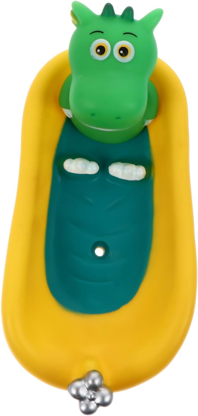 Luxshiny Cartoon Dinosaur Soap Box Drain Holder