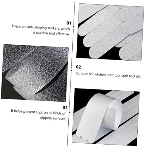 VOSAREA 42pcs Non-Slip Stickers for Bath Shower Kitchen Pool