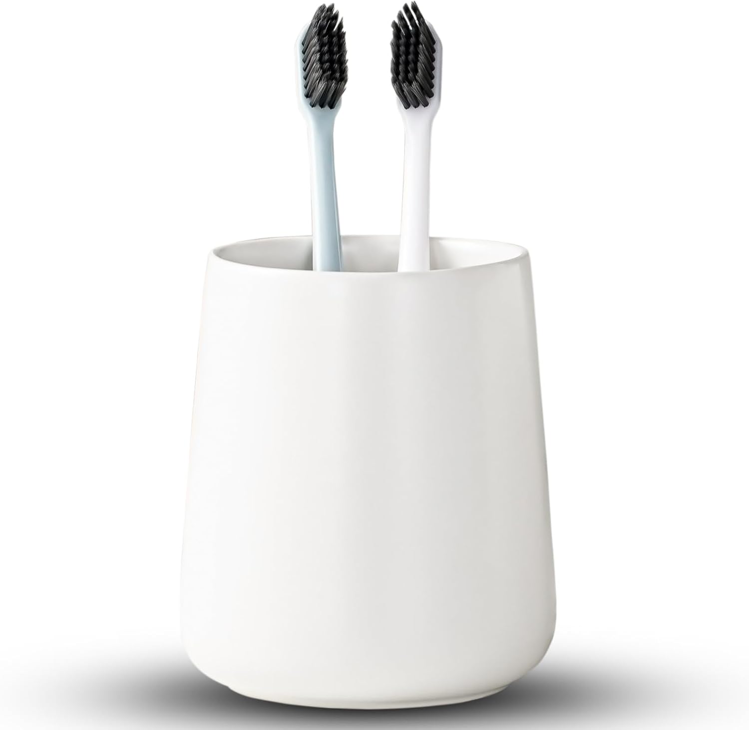 Ceramic Toothbrush Holder with Modern Design
