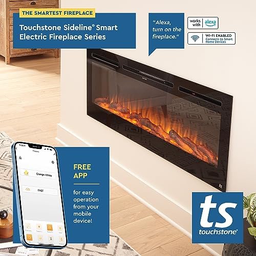 Touchstone Forte 40 Electric Fireplace - Black 1