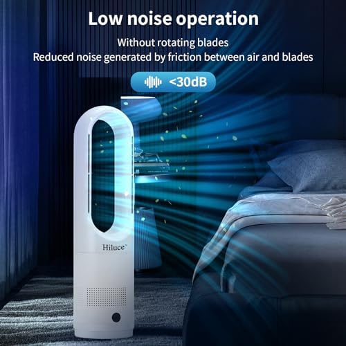 Hiluce All Season Fan Heater Combo with Remote and 80 Oscillating