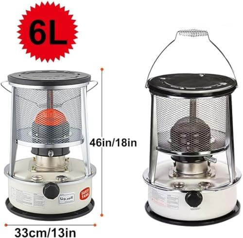 Outdoor Kerosene Stove with 6L Tank and Adjustable Heat