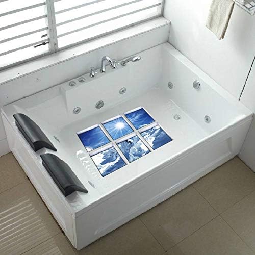 AILEGOU 3D Non-Slip Bathtub Stickers with Animal Design