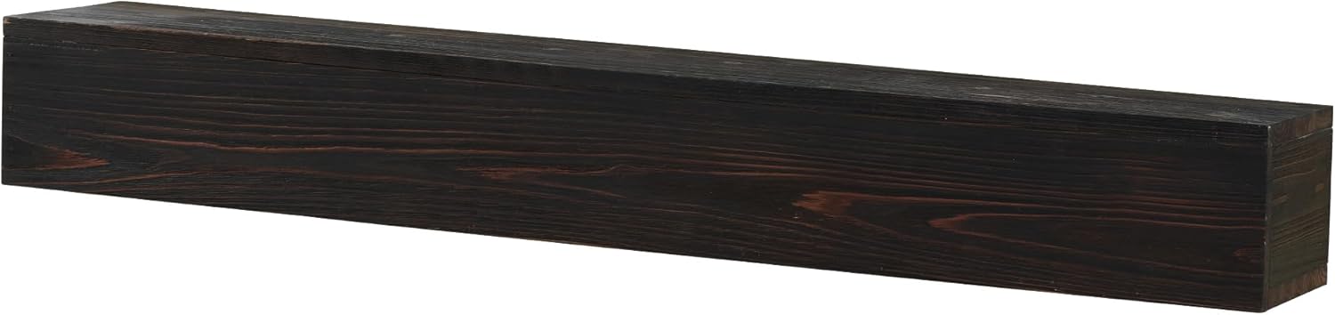 Strawberry Fairy 48 Rustic Wood Mantel for Fireplace