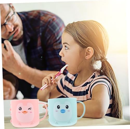 Ciieeo Toddler Frosted Toothbrush Cup for Bathroom