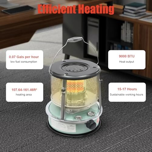 2600W Kerosene Heater with Handle for Camping and Indoor Use