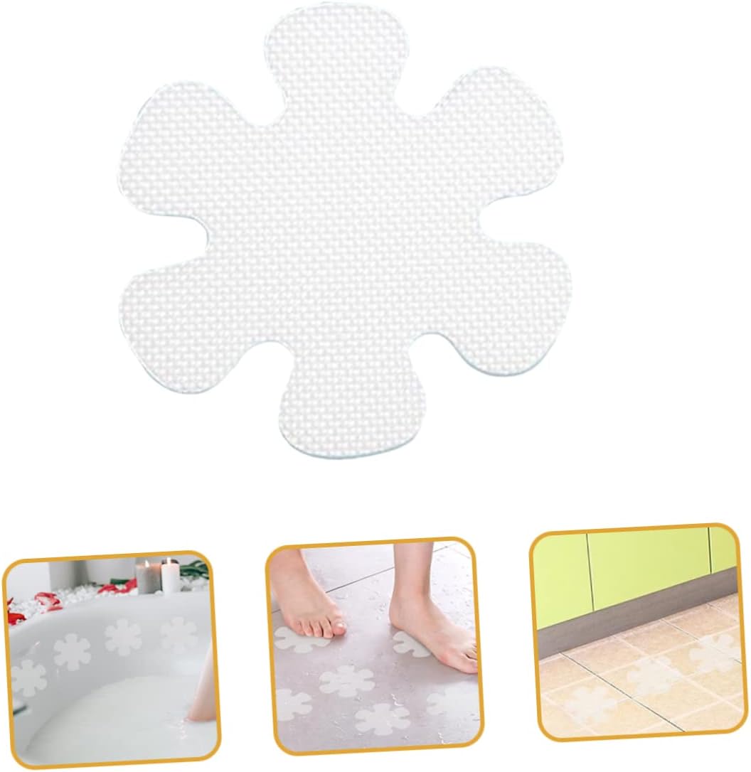 TINEASUR 12pcs Non-Slip Shower Mat Stickers