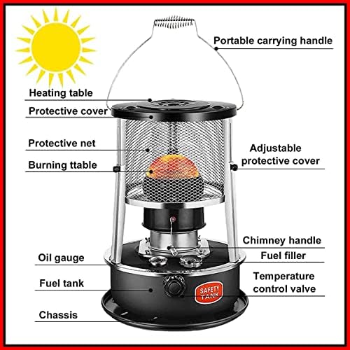 Adjustable Kerosene Stove with Storage Bag and Accessories