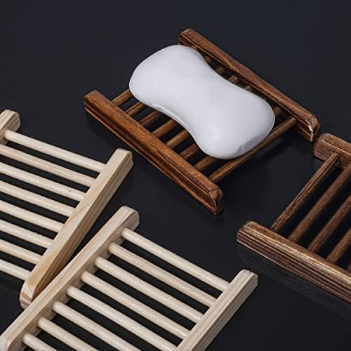 60 Piece Bamboo Soap Holder for Bathroom