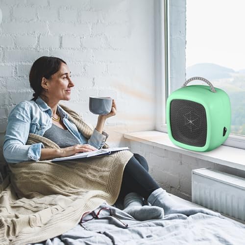 Gooddyiyukey 500W Quiet Electric Heater with 2 Modes