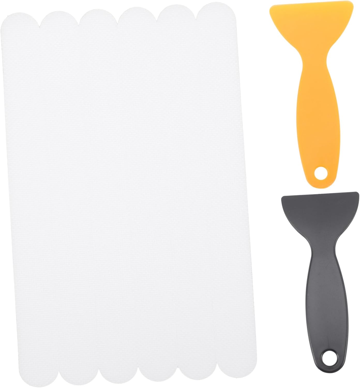 Happyyami 6pcs Non-Slip Bathtub Safety Stickers with Scrapers