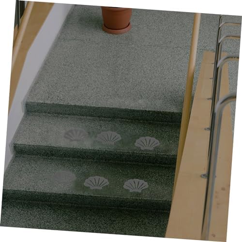 Yardenfun 30Pcs Shell Shaped Non-Slip Bathroom Skid Stickers