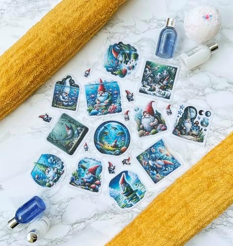 Non Slip Gnome Decals for Bathtubs 20 PCS Safety Stickers