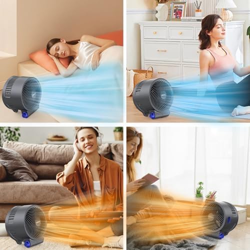 Shinic Desk Fan and Heater Combo 3 Modes