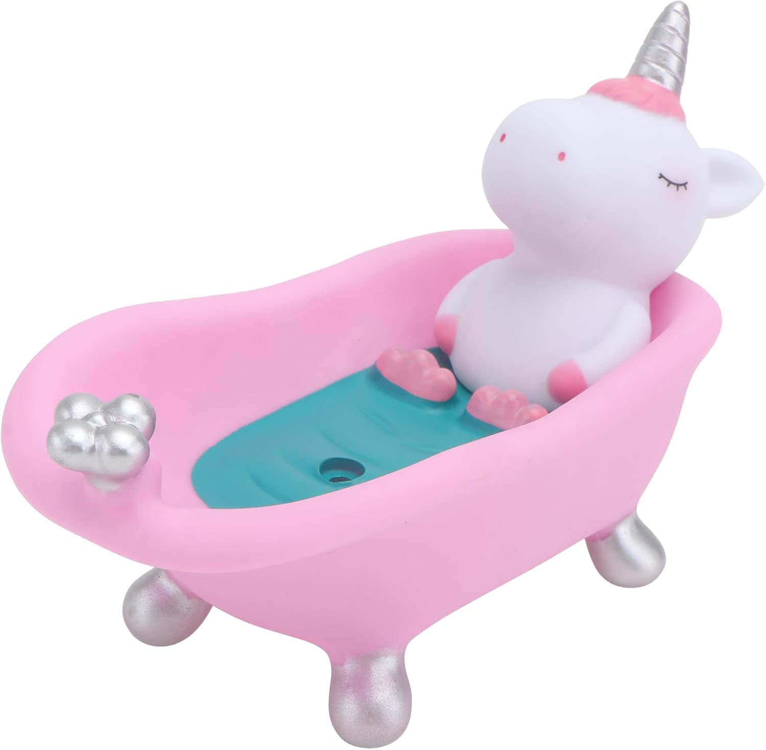 PRETYZOOM Funny Unicorn Soap Dish for Bathroom