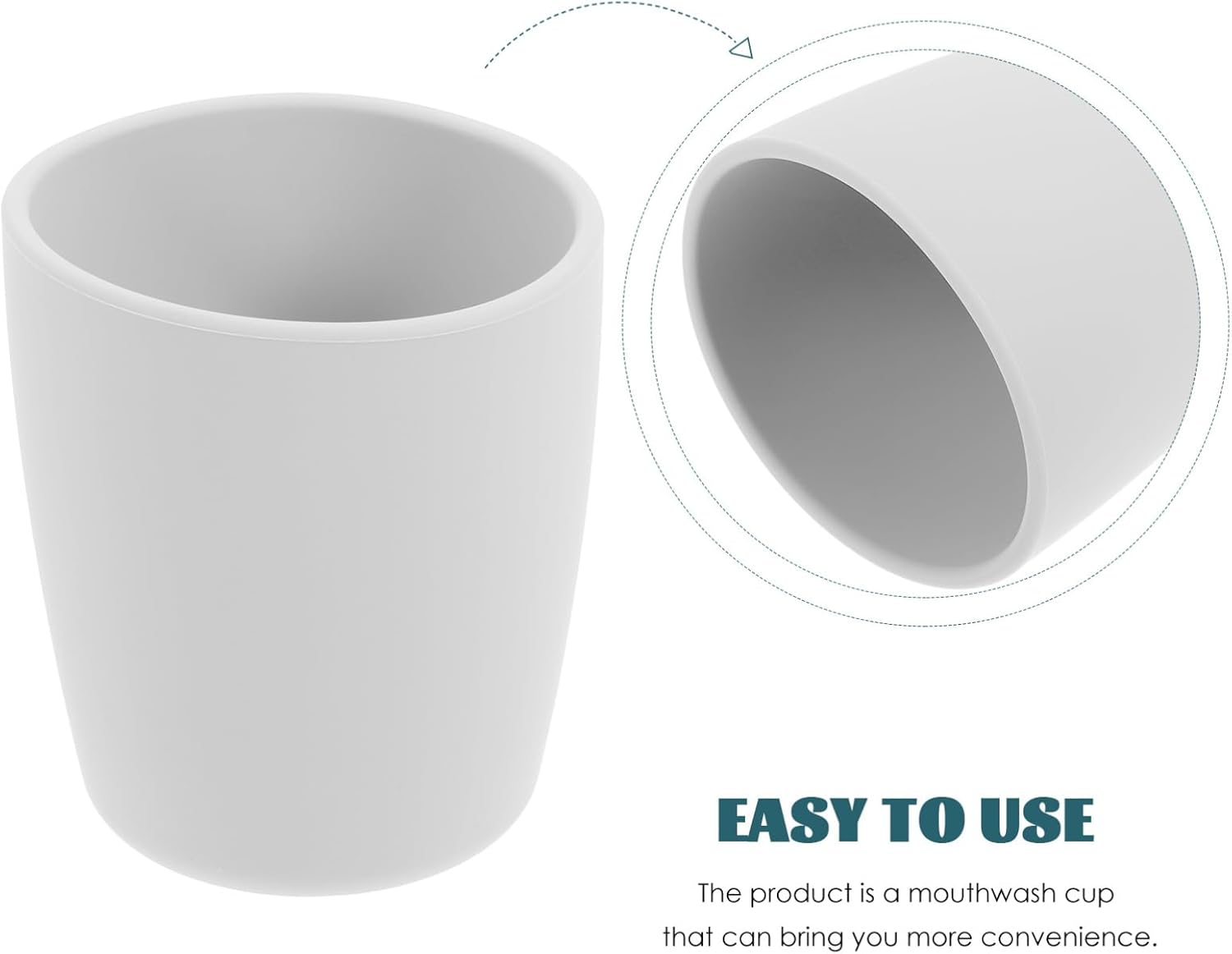 BRIGHTFUFU Bathroom Toothbrush Cup Holder
