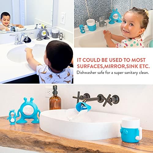 Prince Lionheart eyeSMILE Toothbrush and Toothpaste Holder - Pink