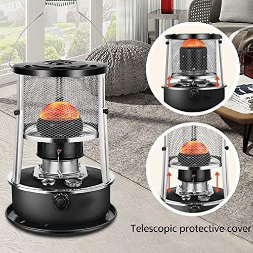 ArtsPavilion Kerosene Heater with Handle Black
