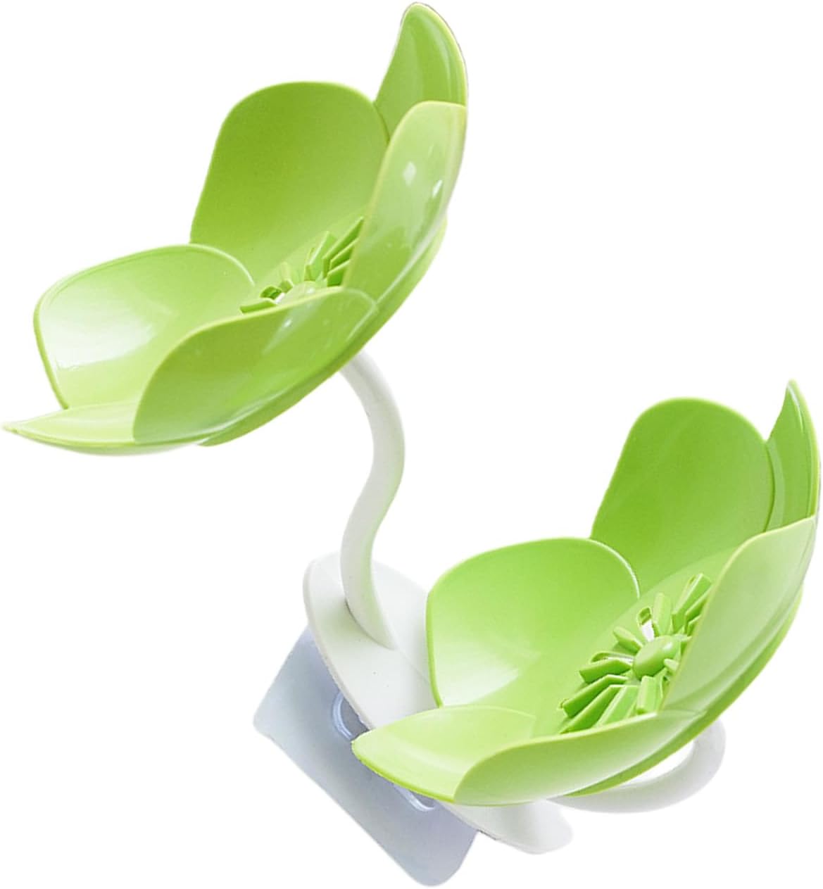 Double Layer Soap Dish with Non-Slip Base for Bathrooms