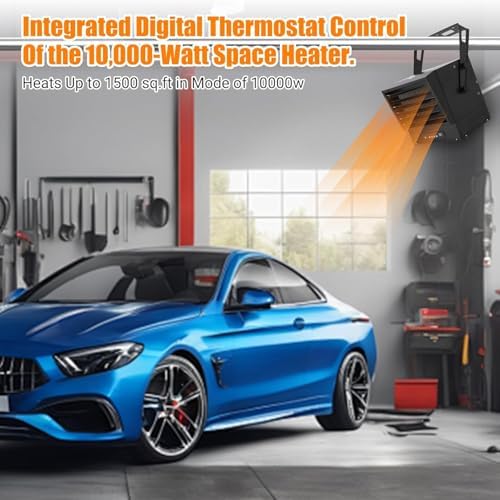 GarveeTech 10000 Watt Garage Heater with Remote Control and 12-Hour Timer