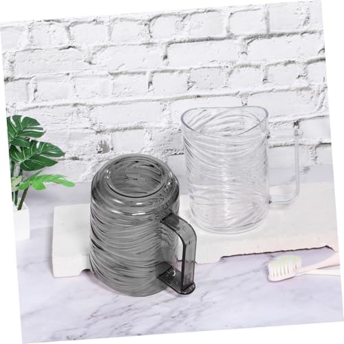 NOLITOY Ergonomic Toothbrush Cup Set Reusable Travel Tumbler