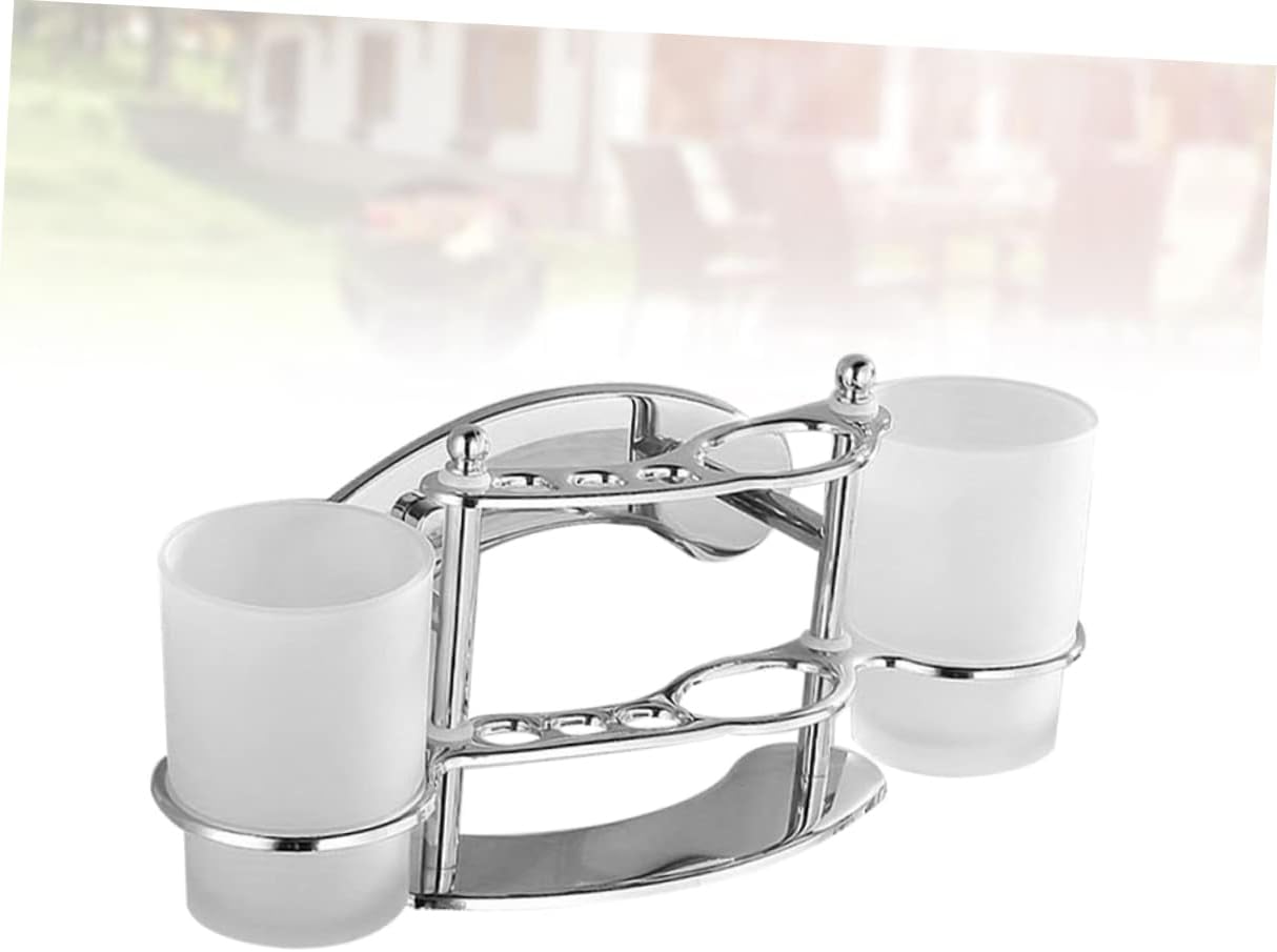 LIFKOME Wall Mounted Gargle Cup Holder