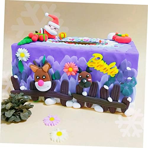 SEWOART 6PCS Blank Wood Tissue Holder DIY Set