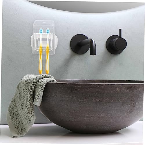 Unomor Wall-Mounted Toothbrush Holder 2 Positions