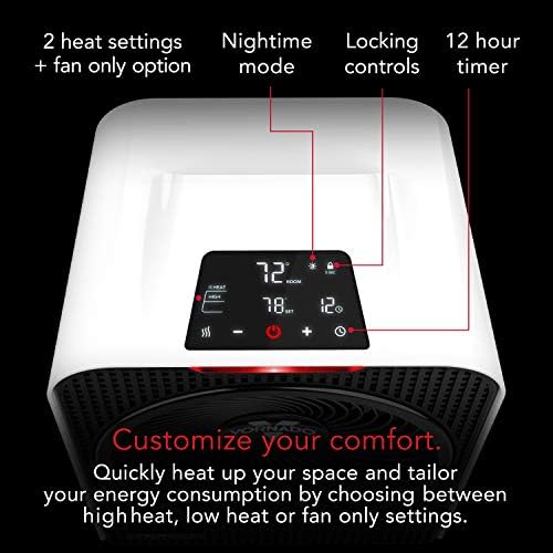 Vornado Velocity 5 Electric Space Heater White Large