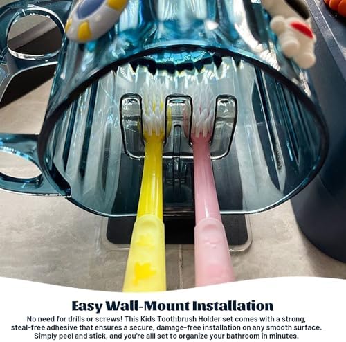 Cosmonaut Wall Toothbrush Holder for Kids
