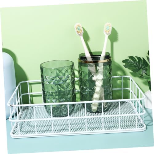 GALPADA Travel Toothbrush Holder and Mouthwash Tumbler Set