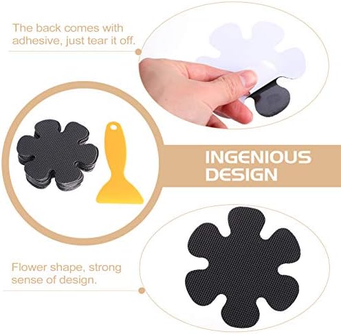 Alipis 20Pcs Flower Shape Non-Slip Bath Stickers