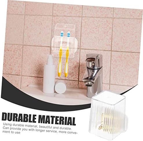 Unomor Wall-Mounted Toothbrush Holder 2 Positions
