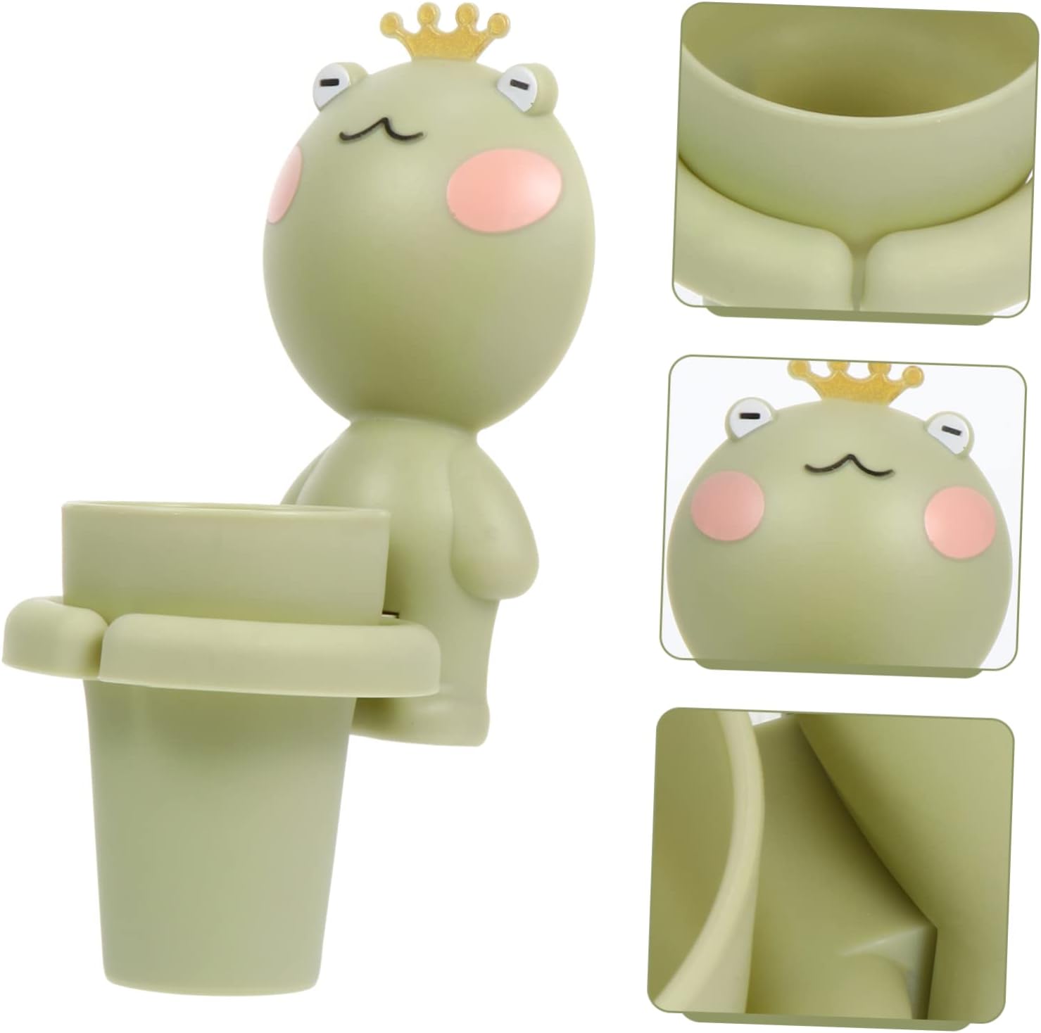 PRETYZOOM Reversible Wall-Mounted Toothbrush Holder