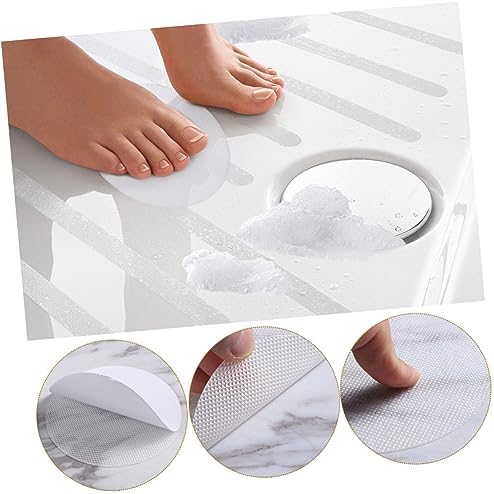 HOLIDYOYO 30 Pcs Non-Slip Bathtub Stickers Adhesive Decals